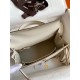 Hermes Epsom Kelly 25cm Sellier Handmade White Bag