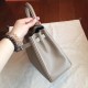 Hermes Swift Kelly 25cm Retourne Handmade Grey Bag