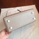 Hermes Swift Kelly 25cm Retourne Handmade Grey Bag