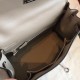 Hermes Swift Kelly 25cm Retourne Handmade Grey Bag