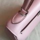 Hermes Swift Kelly 25cm Retourne Handmade Rose Dragee Bag