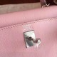 Hermes Swift Kelly 25cm Retourne Handmade Rose Dragee Bag