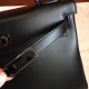 Hermes So Black Box Kelly Retourne 32cm Handmade Bag