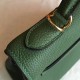 Hermes Canopee Clemence Kelly Retourne 32cm Handmade Bag