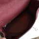 Hermes Bordeaux Clemence Kelly Retourne 32cm Handmade Bag