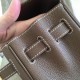 Hermes Etoupe Clemence Kelly Retourne 32cm Handmade Bag