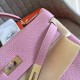 Hermes Pink Clemence Kelly Retourne 32cm Handmade Bag