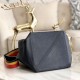 Hermes Licol 17cm Bag In Black Evercolor Calfskin