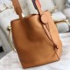 Hermes Licol 17cm Bag In Tan Evercolor Calfskin