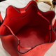 Hermes Licol 17cm Bag In Red Evercolor Calfskin