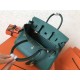 Hermes Malachite Birkin 25cm Clemence Handmade Bag