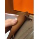 Hermes Herbag Zip 31cm Bag In Brown And Taupe