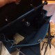 Hermes Herbag Zip 31cm Bag In Black And Blue