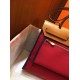 Hermes Herbag Zip 31cm Bag In Brown And Red