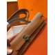 Hermes Herbag Zip 31cm Bag In Brown And Orange