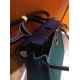 Hermes Herbag Zip 31cm Bag In Navy And Green