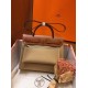 Hermes Herbag Zip 31cm Bag In Brown And Beige