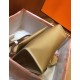 Hermes Herbag Zip 31cm Bag In Brown And Beige