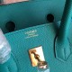 Hermes Malachite Birkin 25cm Epsom Handmade Bag