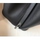 Hermes Black Picotin Lock 22 Bag With Braided Handles