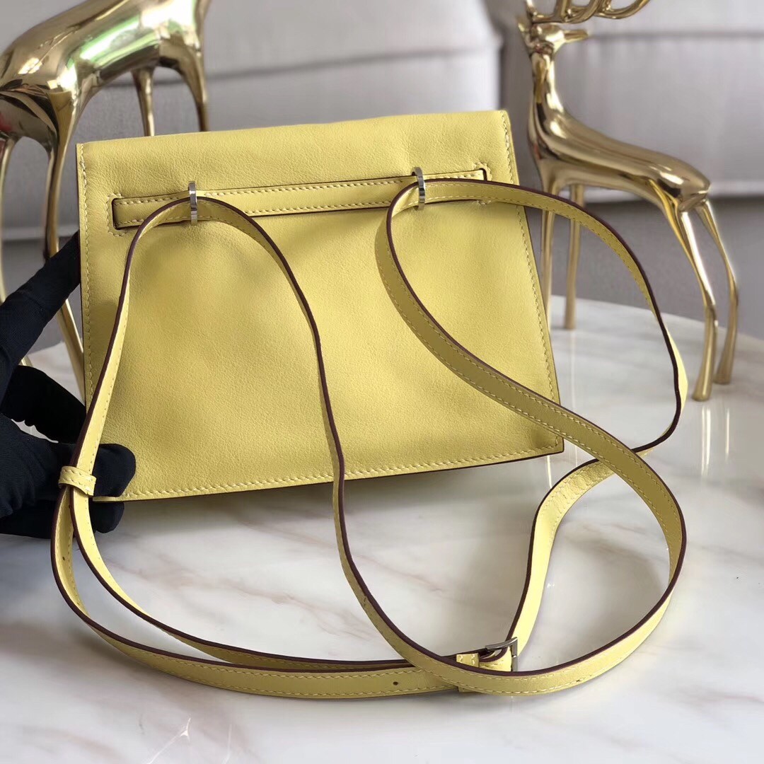 Hermes Jaune Swift Kelly Danse Bag