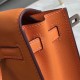 Hermes Orange Swift Kelly Danse Bag