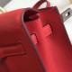 Hermes Red Swift Kelly Danse Bag