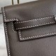 Hermes Taupe Swift Kelly Danse Bag