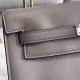 Hermes Grey Swift Kelly Danse Bag