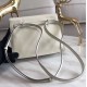 Hermes White Swift Kelly Danse Bag