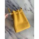 Hermes Yellow Clemence Birkin 40cm Handmade Bag