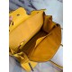 Hermes Yellow Clemence Birkin 40cm Handmade Bag