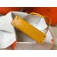 Hermes Kelly Mini II Bag In Yellow Crocodile Embossed Leather