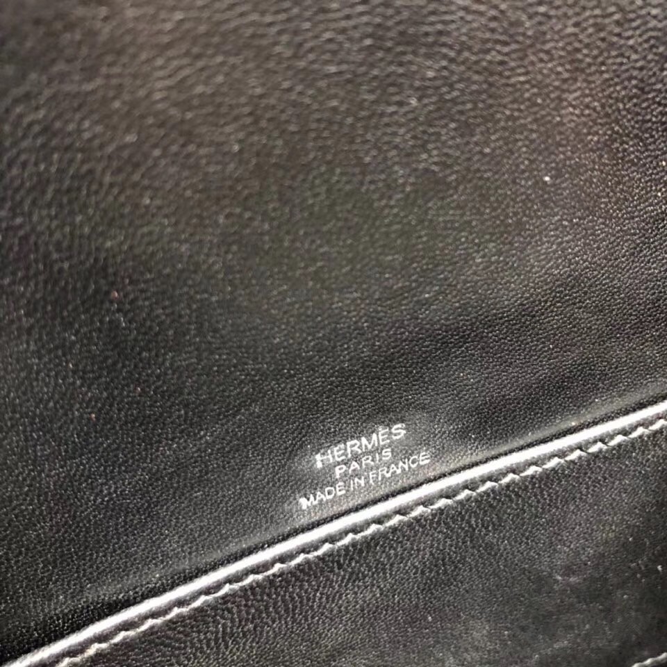 Hermes GR24 Backpack In Black Everycolor Calfskin