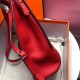 Hermes GR24 Backpack In Red Everycolor Calfskin