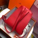 Hermes GR24 Backpack In Red Everycolor Calfskin