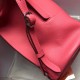 Hermes GR24 Backpack In Pink Everycolor Calfskin