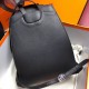 Hermes GR24 Backpack In Black Swift Calfskin