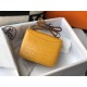 Hermes Constance 18cm Bag In Yellow Embossed Crocodile