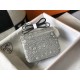 Hermes Constance 18cm Bag In Ombre Embossed Natural Lizard