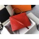 Hermes Kelly 25 cm Bag In Red Embossed Crocodile