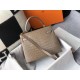 Hermes Kelly 25cm Bag In Taupe Embossed Crocodile