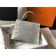 Hermes Kelly 25cm Bag In Ombre Embossed Natural Lizard