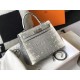 Hermes Kelly 28cm Bag In Ombre Embossed Natural Lizard