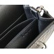 Hermes Roulis Mini Bag In Black Crocodile With Natural Lizard