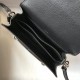 Hermes Roulis Mini Bag In Black Crocodile With Natural Lizard