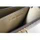 Hermes Roulis Mini Bag In Taupe Embossed Crocodile Calfskin