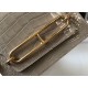 Hermes Roulis Mini Bag In Taupe Embossed Crocodile Calfskin