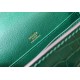 Hermes Roulis Mini Bag In Green Embossed Crocodile Calfskin