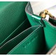 Hermes Roulis Mini Bag In Green Embossed Crocodile Calfskin